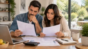 תושבים בגבעת ברנר בודקים זכאות להחזר מס באמצעות מסמכים פיננסיים